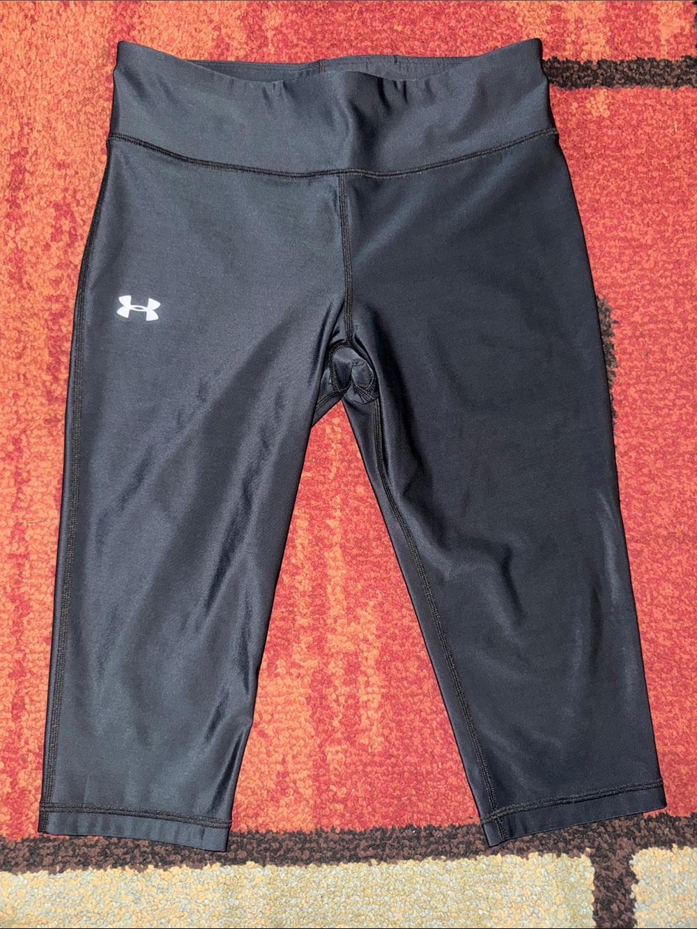 Womens Under‎ Armour HeatGear compression capri leggings
